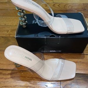 Clear Fashion Nova Heels